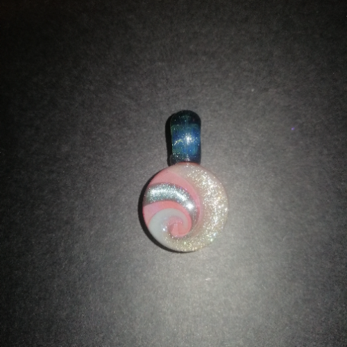 Swirl Pendant with Sparkle